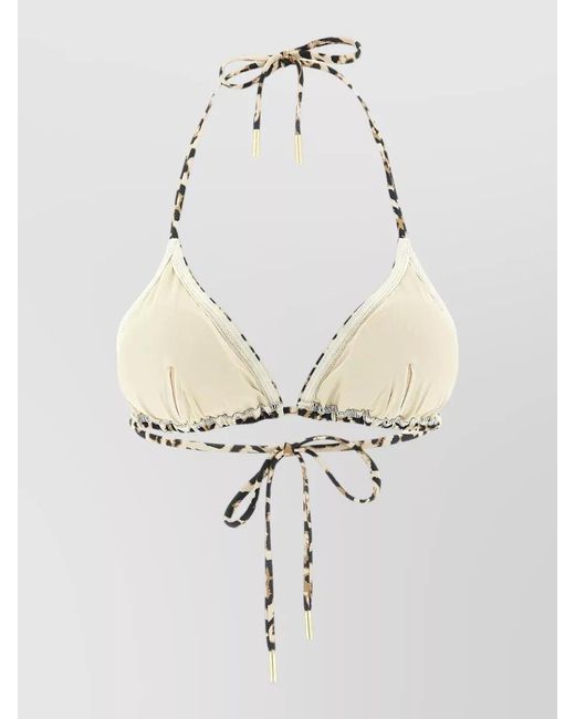 Goldbergh White Elixer Halterneck Bikini Top Active Line