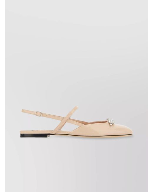 Jimmy Choo Multicolor Leather Ballerina Flats