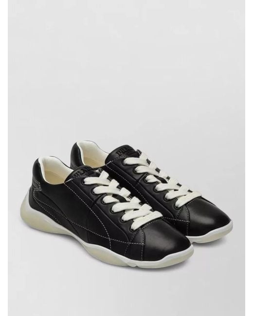 Prada Multicolor Sneakers Contrast Sole Stitching Accents Design