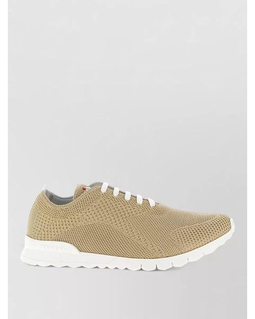 Kiton Natural Cotton Low-Top Sneakers for men