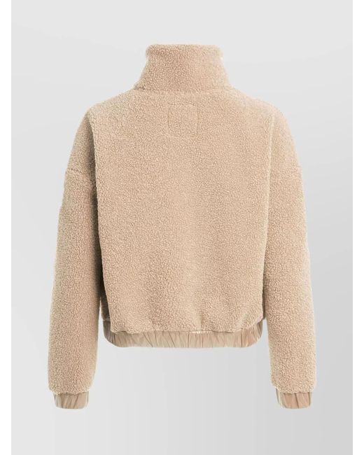 Parajumpers Natural Oversized Fleece Zip-Up Jacket