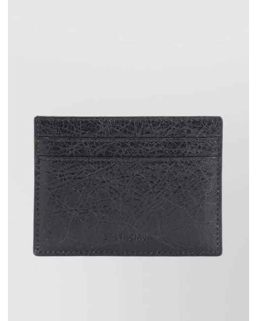 Balenciaga Blue City Leather Card Holder