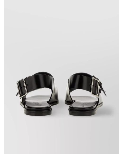 Aeyde Metallic Leather Sandals
