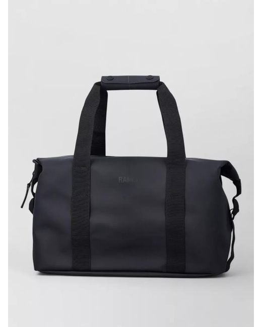 Rains Black Waterproof Weekend Tote Bag Small