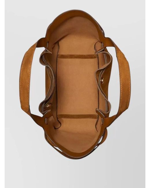 Tory Burch Brown Large Romy Suede Tote Bag