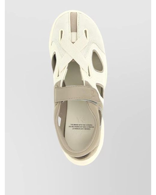 Y-3 Natural Cutout Sandals