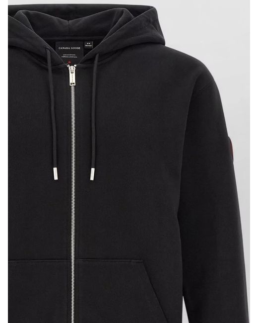 Canada Goose Black Loon Hooded Jacket Regular Fit for men