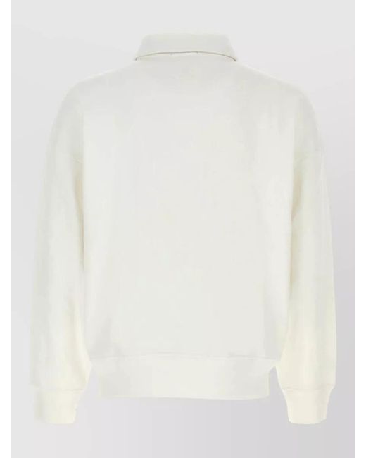 Polo Ralph Lauren Natural Cotton Blend Long Sleeve Polo Shirt for men