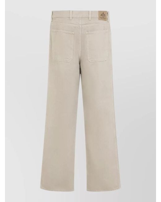 Prada Natural Relaxed Loose Fit Denim Jeans for men