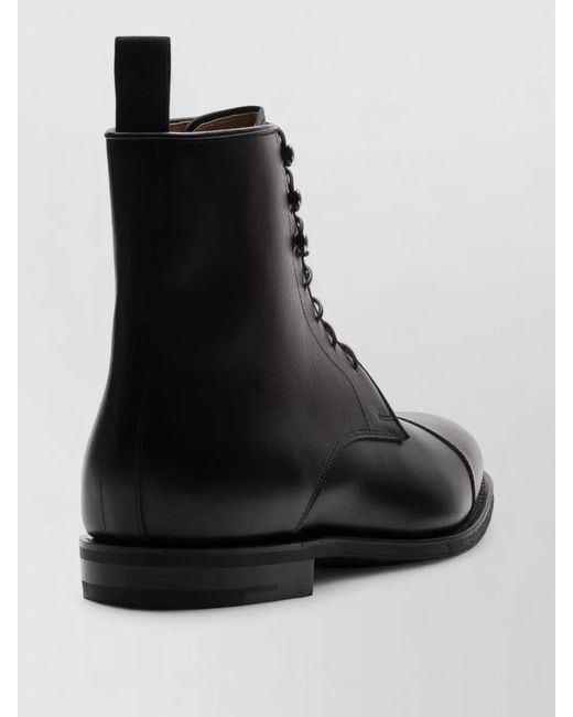 Church's Black Calf Leather Edworth Lace-Up Boots for men