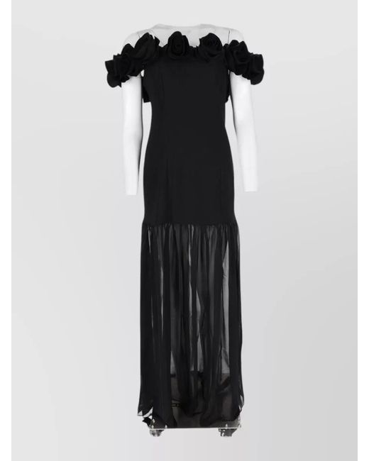 ROTATE BIRGER CHRISTENSEN Black Maxi Dress