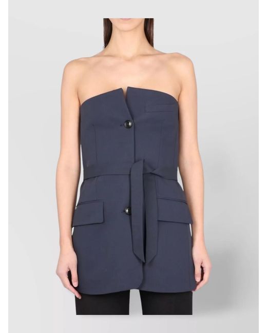Our Legacy Blue Virgin Wool Blouse