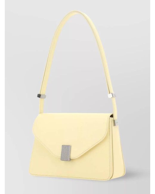 Lanvin Natural Concerto Leather Shoulder Bag