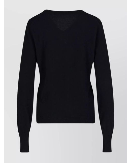 Drumohr Blue Cashmere Crewneck Jumper for men