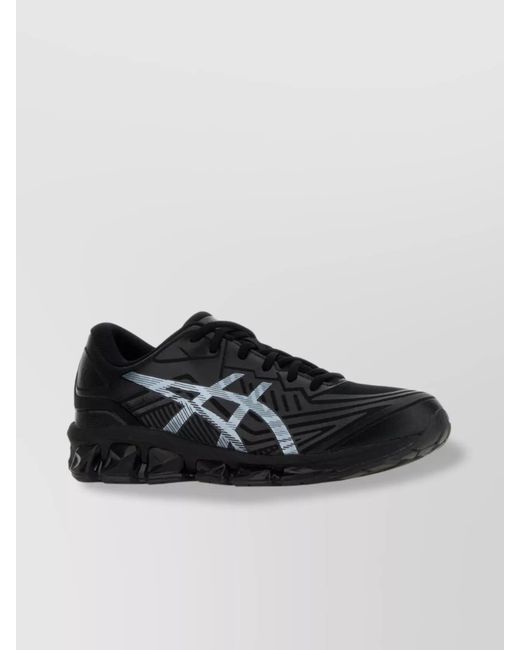 Asics Black Nylon Low-Top Sneakers for men
