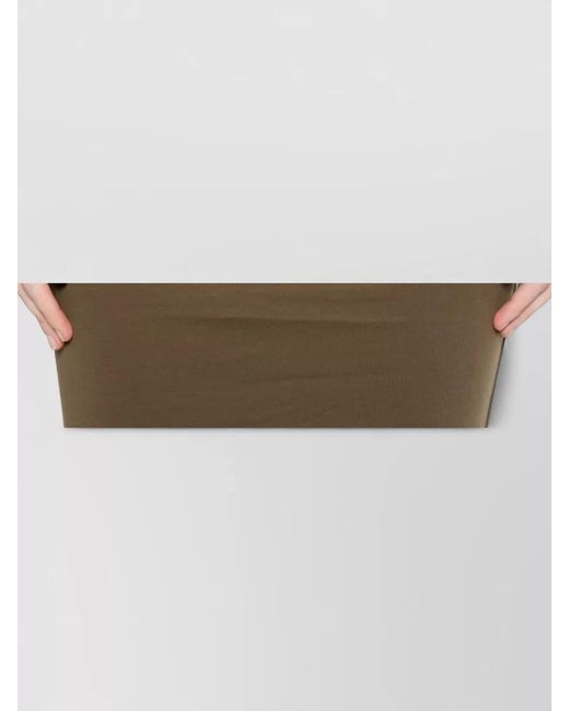 Jacquemus Natural Cotton Silk Asymmetric One-Sleeve Midi Dress