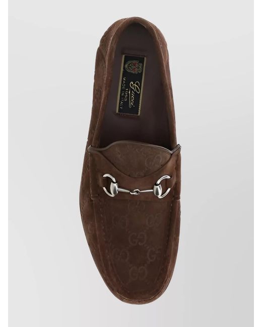 Gucci Brown Leather Loafers for men