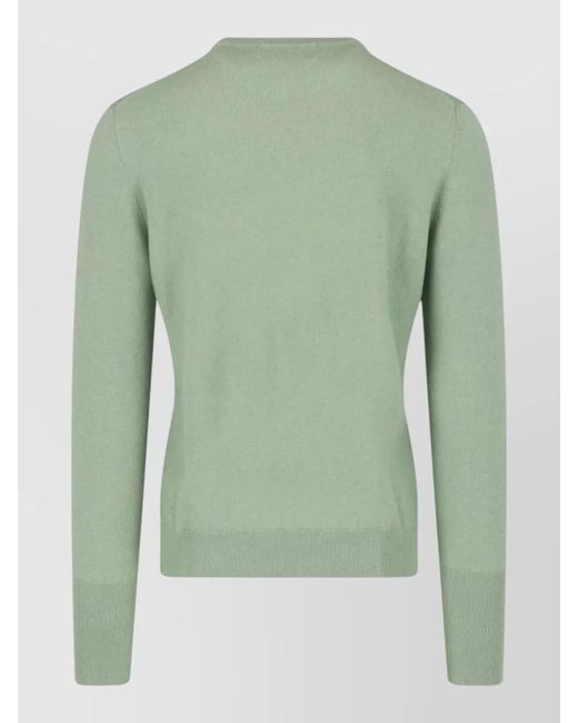 Ballantyne Green Cashmere Crewneck T-Shirt for men