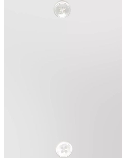 Xacus White Tailored Button Down Collar Shirt for men