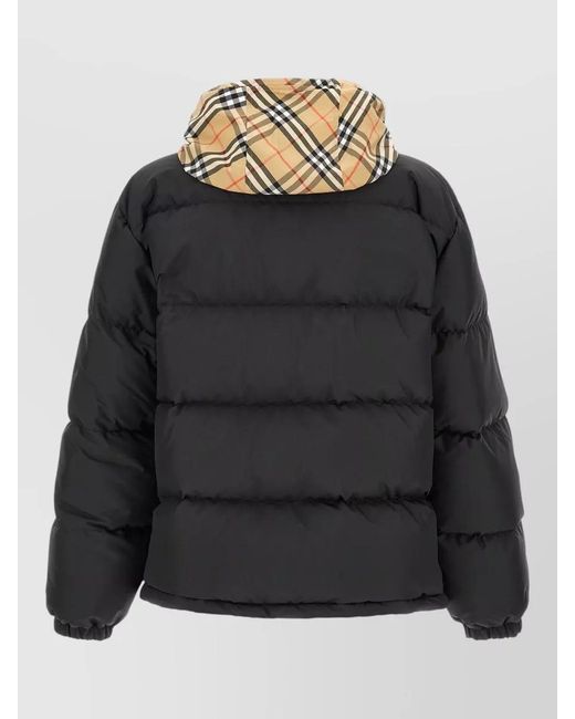 Burberry Black Quilted Down Puffer Jacket for men