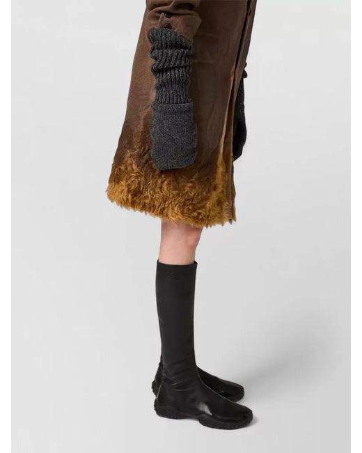 Miu Miu Black Leather Knee-High Boots