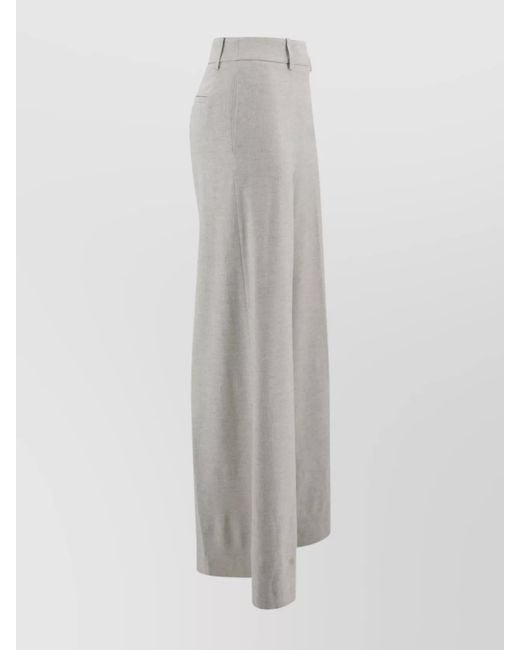 Herno White Straight-Leg Trousers