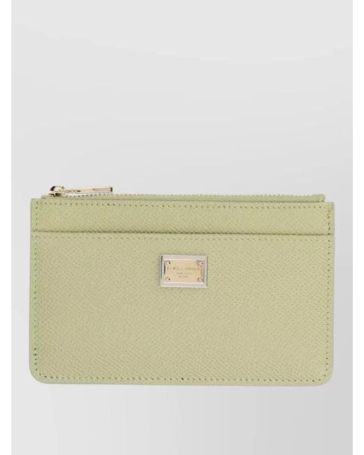 Dolce & Gabbana Natural Leather Cardholder
