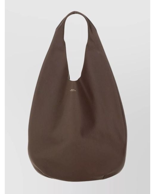 A.P.C. Brown "le Neige" Bag