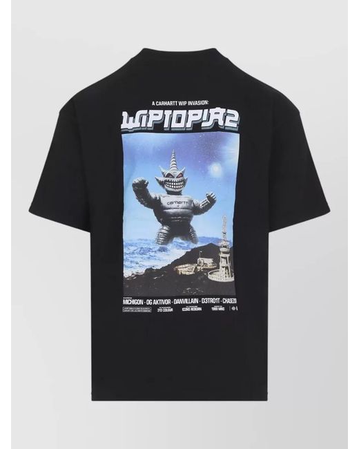 Carhartt Black Wiptopia Graphic Short Sleeve T Shirt for men