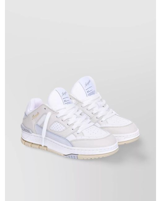 Axel Arigato White Leather Low-Top Sneakers