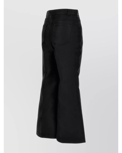 Giambattista Valli Black Cropped Flared Trousers