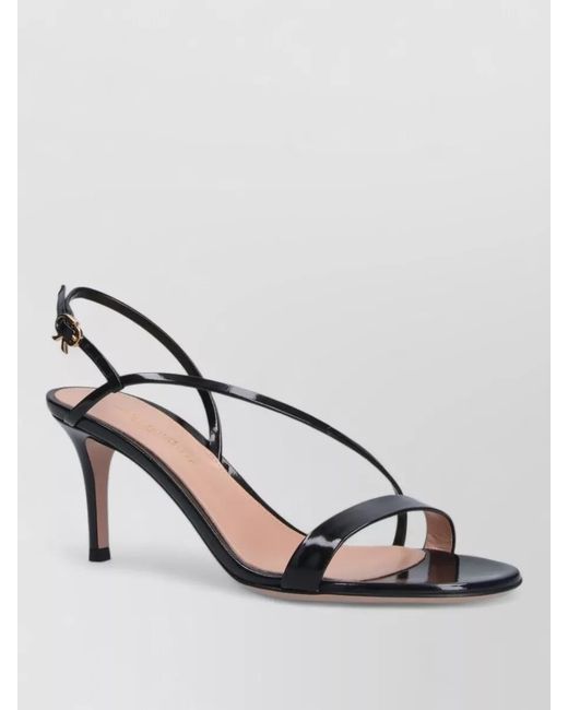 Gianvito Rossi Metallic High Heel Sandals Open Toe Slingback