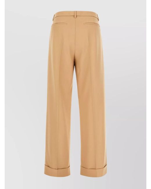 Valentino Garavani Natural Wide-Leg Trousers for men