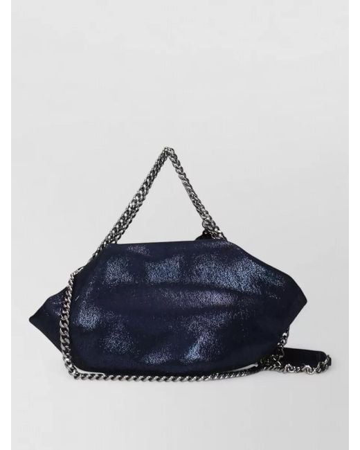 Stella McCartney Blue Leather Bucket Bag