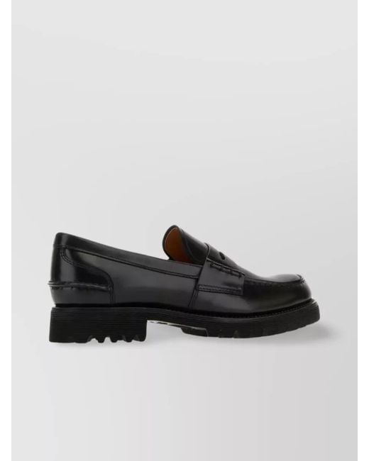 Church's Black Leather Loafers