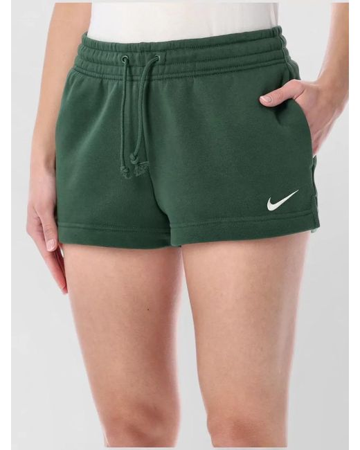 Nike Green Fleece Short Shorts