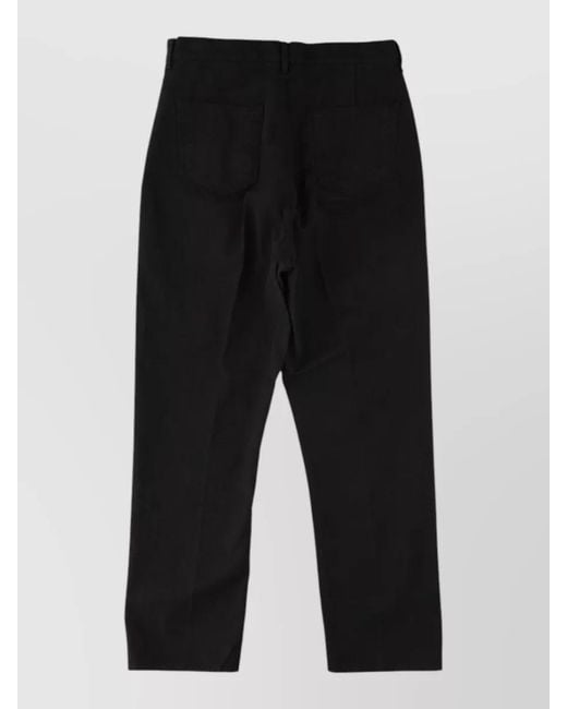 Rick Owens Black Straight-Leg Trousers for men
