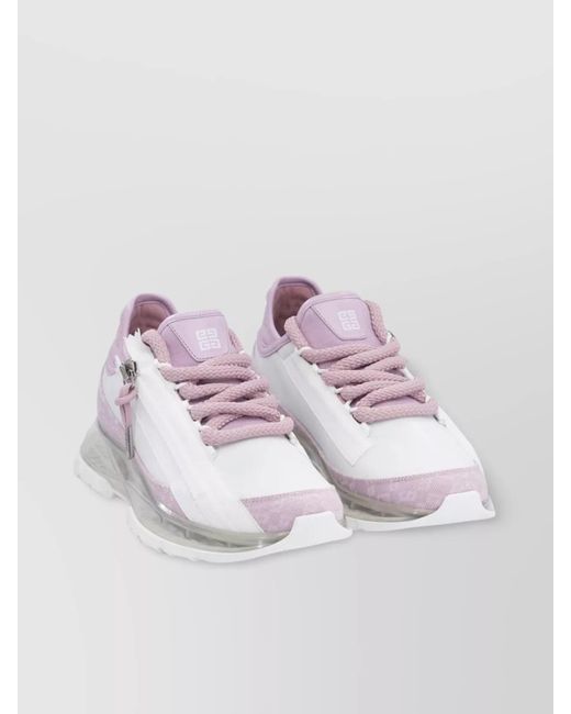 Givenchy White Calf Leather Spectre Runners Low-Top Sneakers