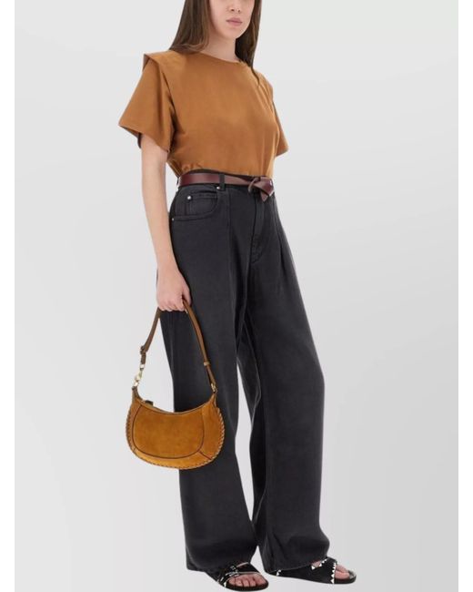 Isabel Marant Blue Wide-Leg Jeans