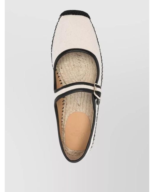 Castaner Multicolor Leather Strap Ballerina Shoes