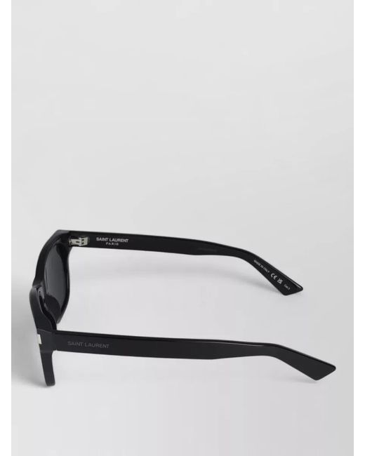 Saint Laurent Black Sunglasses Sl 874 001 Rectangular Frame Acetate