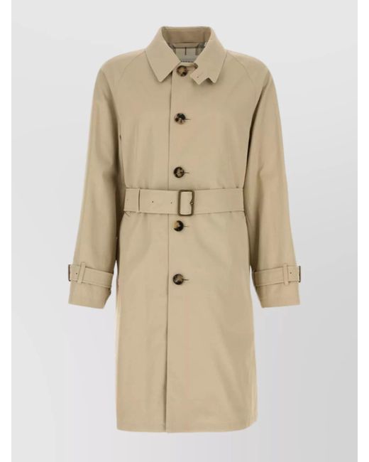 Burberry Natural Trench Coat Gabardine Ajustable Cuffs Back Vent for men