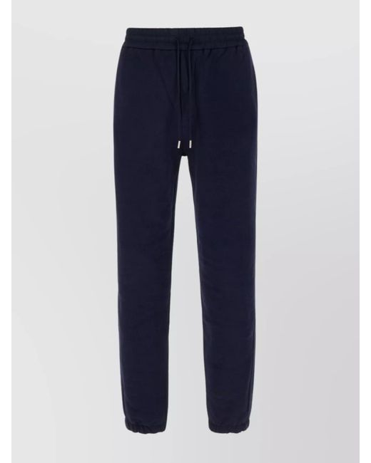 Saint Laurent Blue Cotton Track Pants for men