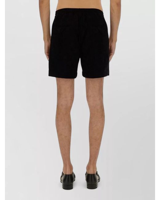 Sasquatchfabrix Black Tailored Shorts for men