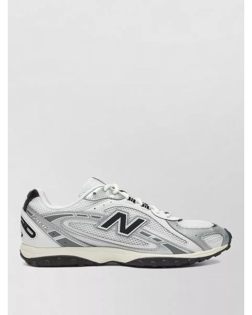 New Balance White Mesh Sneakers Breathable Outsole Lightweight Design for men