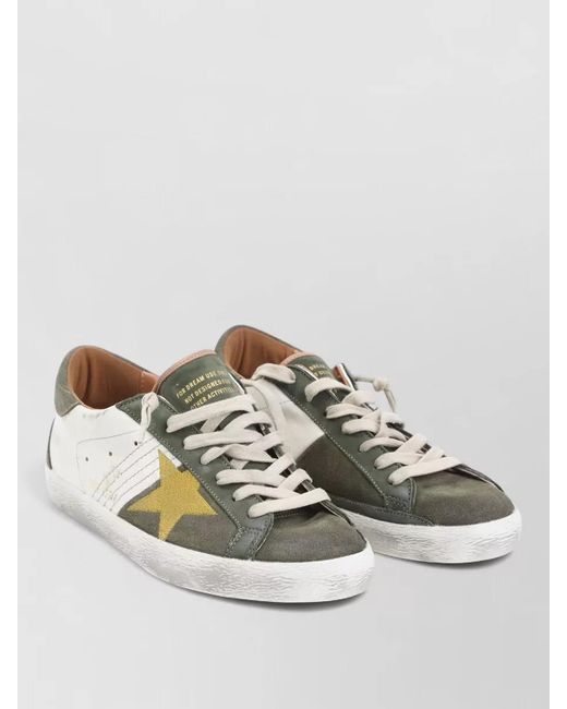 Golden Goose Deluxe Brand Metallic Leather Low-Top Sneakers for men