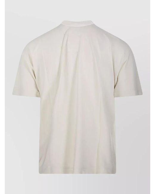 C P Company White Cotton Short-Sleeve T-Shirt for men
