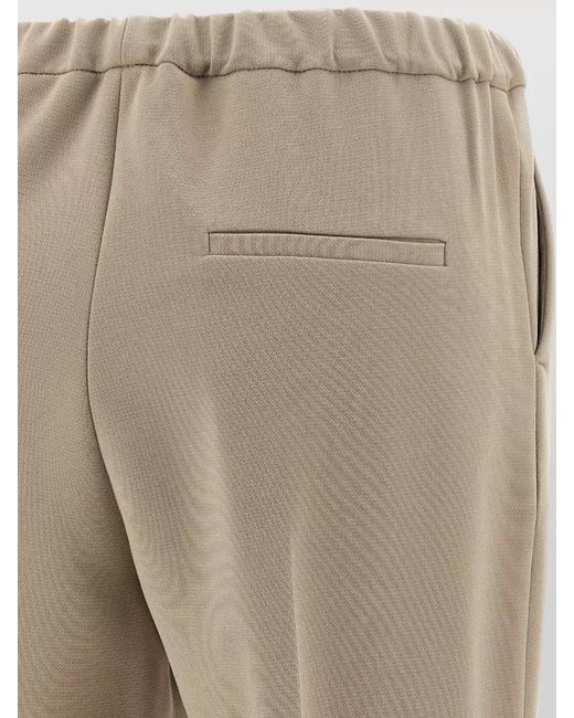 Alberto Biani Natural Tapered Trousers