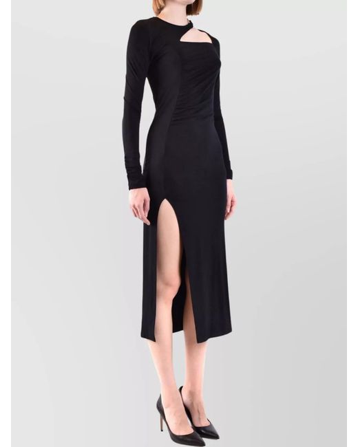 Dondup Black Midi Dress
