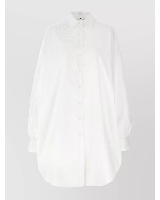 Ermanno Scervino White Cotton Shirt